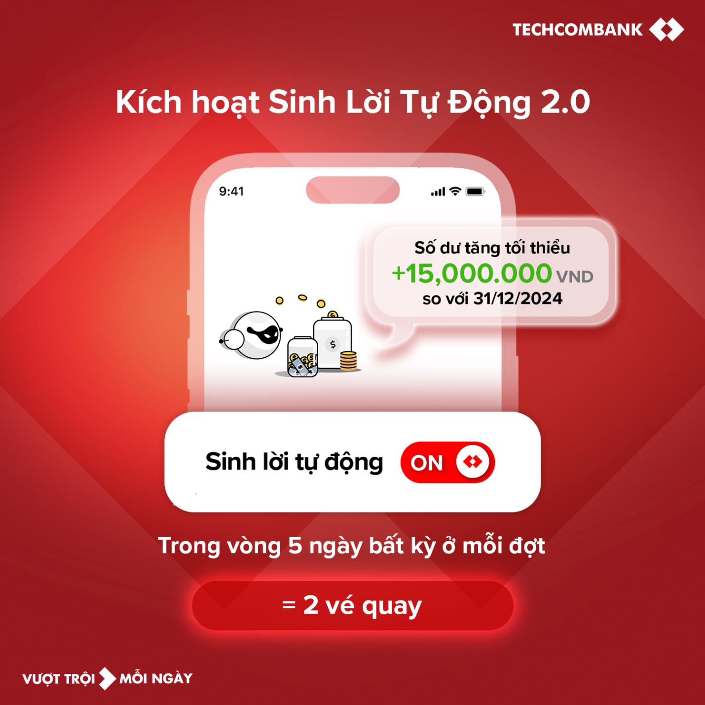 Tiên phong dẫn dắt sinh lời tự động, Techcombank đã hút hơn 2,6 triệu khách hàng - Ảnh 1.