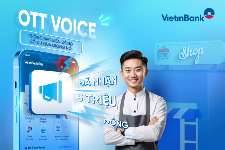 VietinBank iPay Mobile chính thức ra mắt tính năng OTT Voice - Ảnh 1.