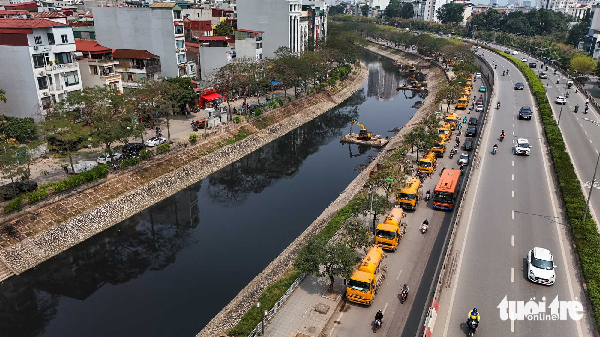 Sông Tô Lịch đang được 'tái sinh' - Ảnh 6.