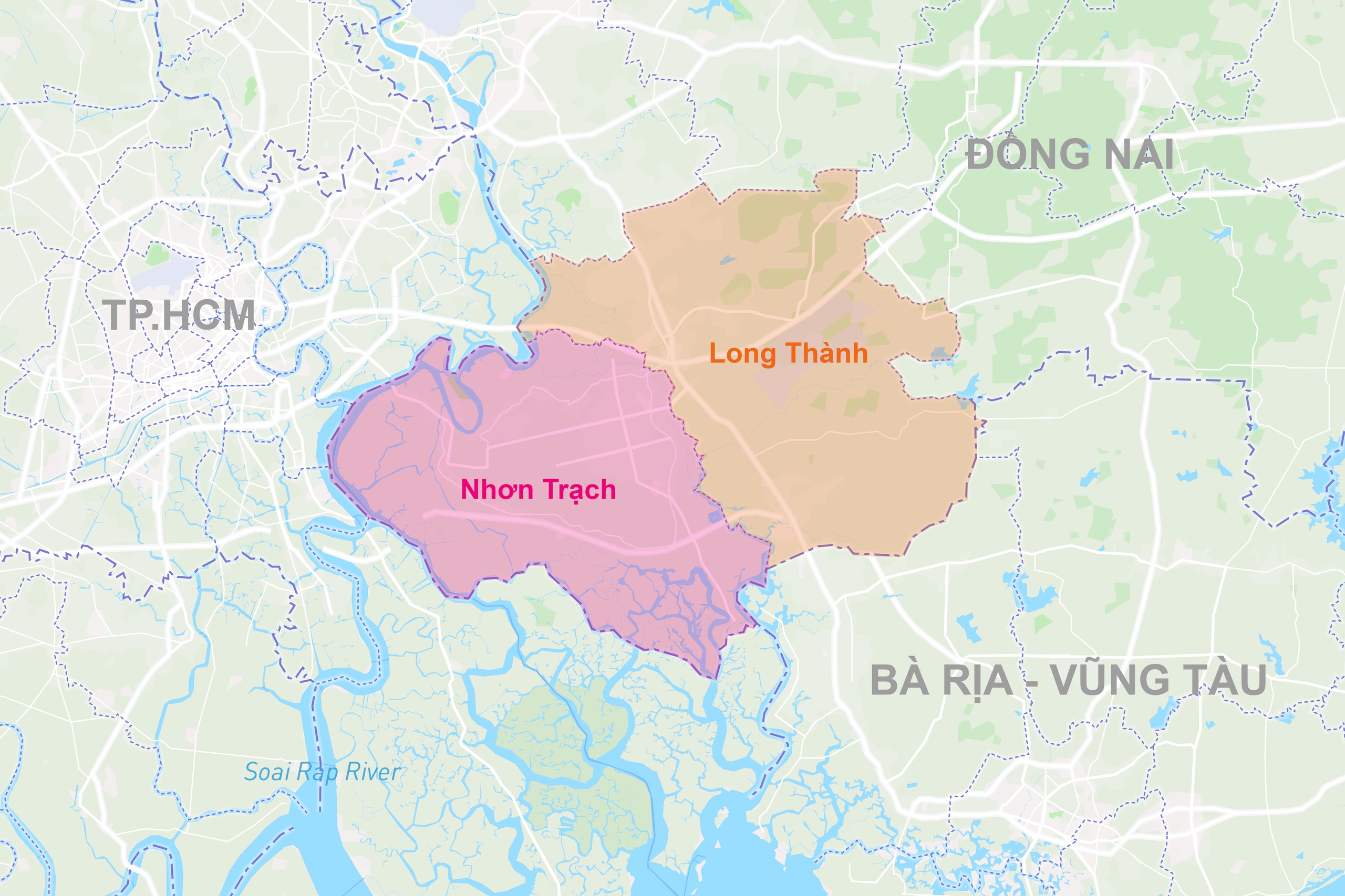 TP.HCM và Đồng Nai phải 'mượn đường' của nhau khi sáp nhập tỉnh theo tỉnh? - Ảnh 2.