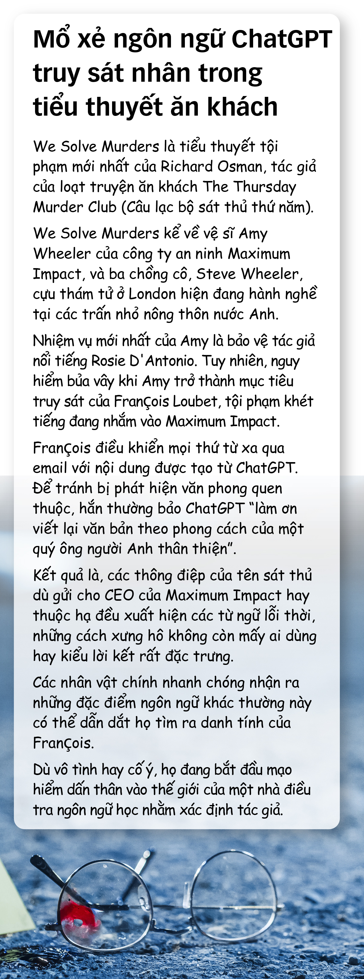Truy vết tội phạm bằng một dấu câu - Ảnh 12.