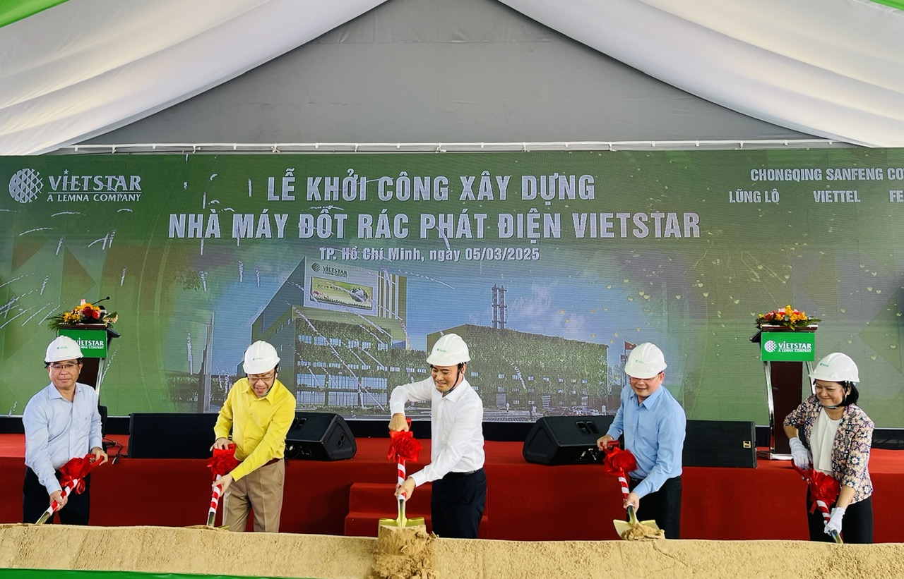 Khởi công xây dựng nhà máy đốt rác phát điện VietStar, TP.HCM đề nghị làm thật nhanh - Ảnh 2.