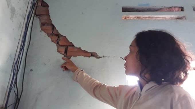 Thi công đường làm nứt nhà dân nhưng chây ì bồi thường, hỗ trợ - Ảnh 1.