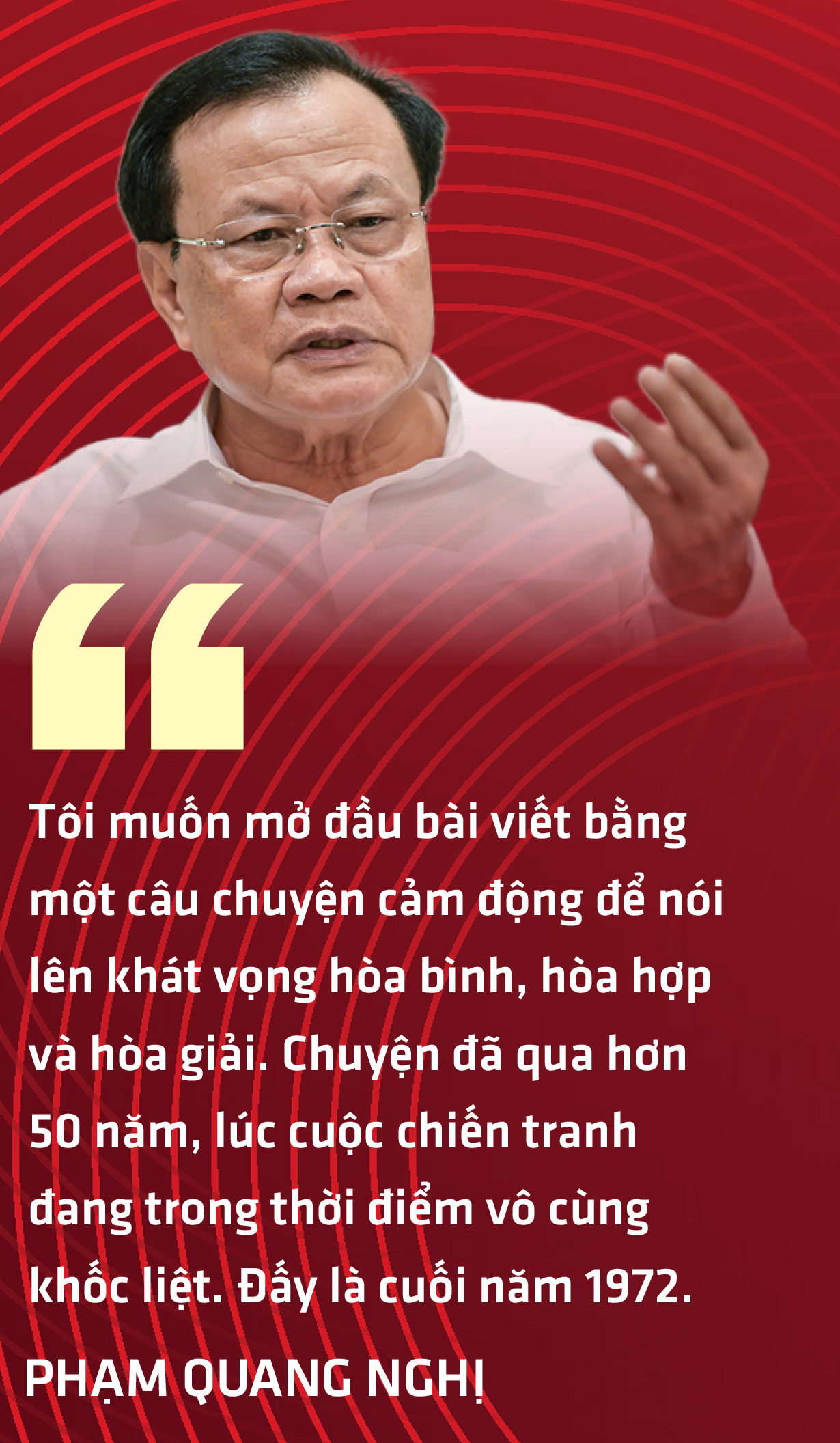 30-4 - Hòa bình, Hòa hợp, Hòa giải - Ảnh 1.