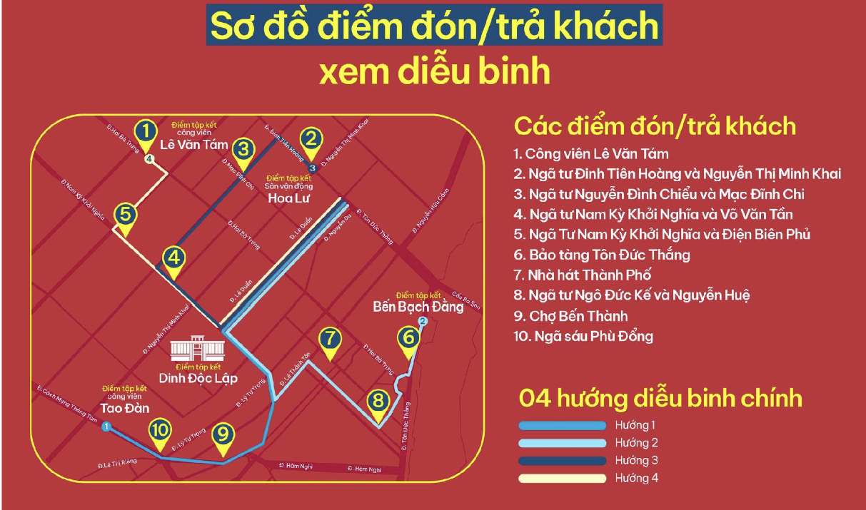 App xe công nghệ lập nhiều điểm đón, trả khách xem lễ diễu binh - Ảnh 2.