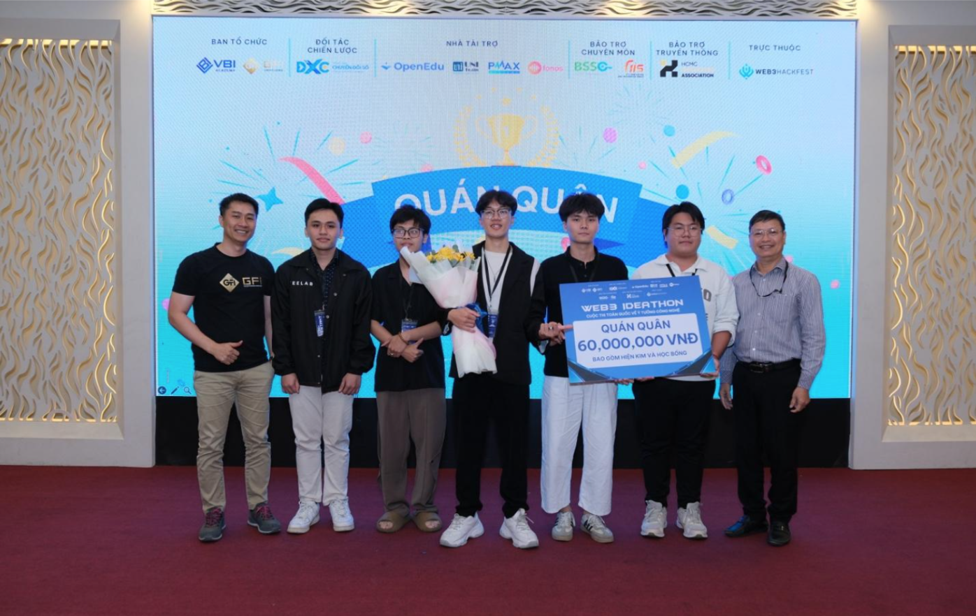 Un projet éducatif d'application de la technologie Blockchain-IA remporte le prix Web3 Ideathon - Photo 1. blockchain - Ảnh 1.