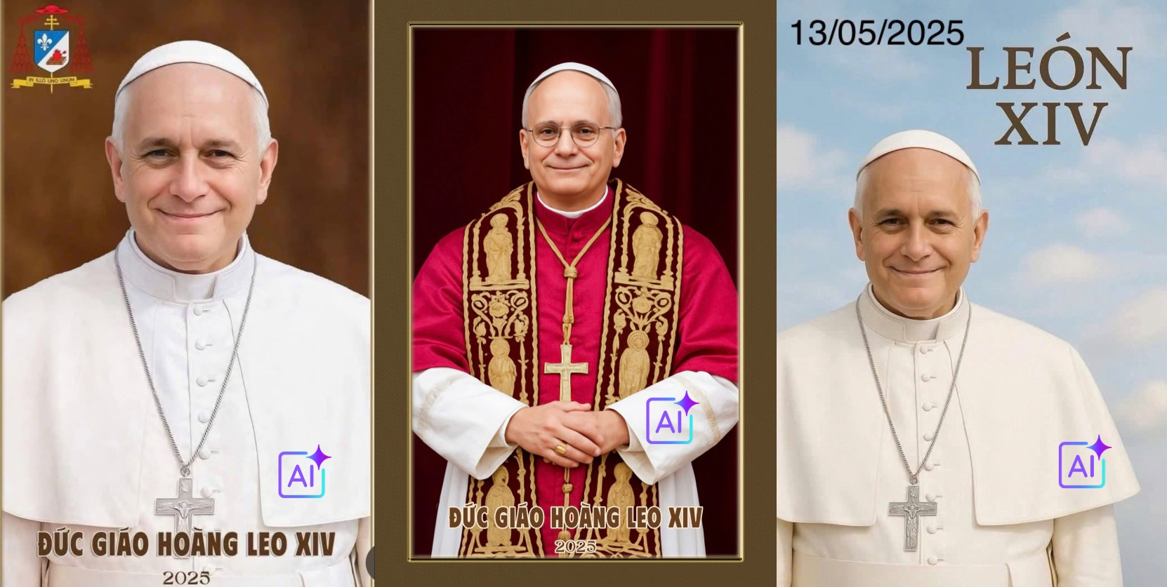AI によって作成された教皇レオ 14 世の画像を共有する際は注意してください - 写真 2。 Giáo hoàng - Ảnh 2.