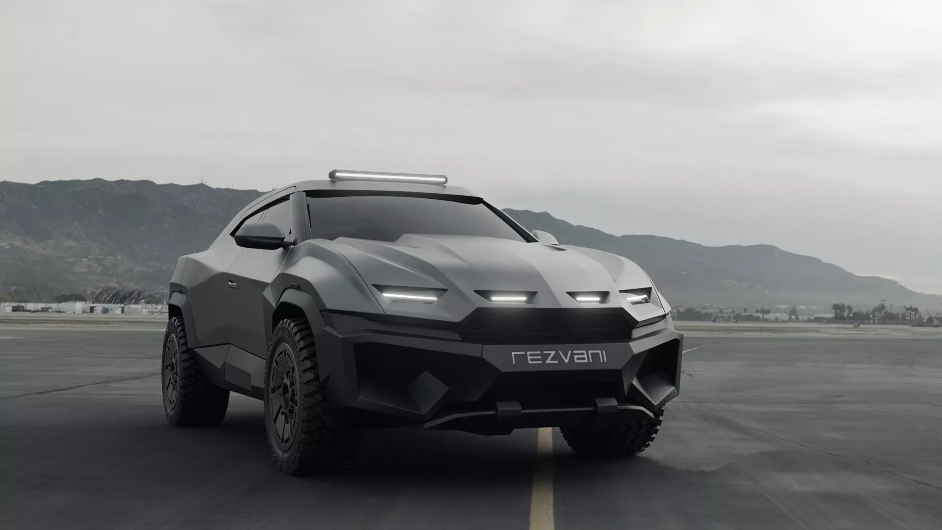 Siêu xe Lamborghini Urus độ như xe quân sự, có camera ban đêm và máy phun hơi cay - Ảnh 1.