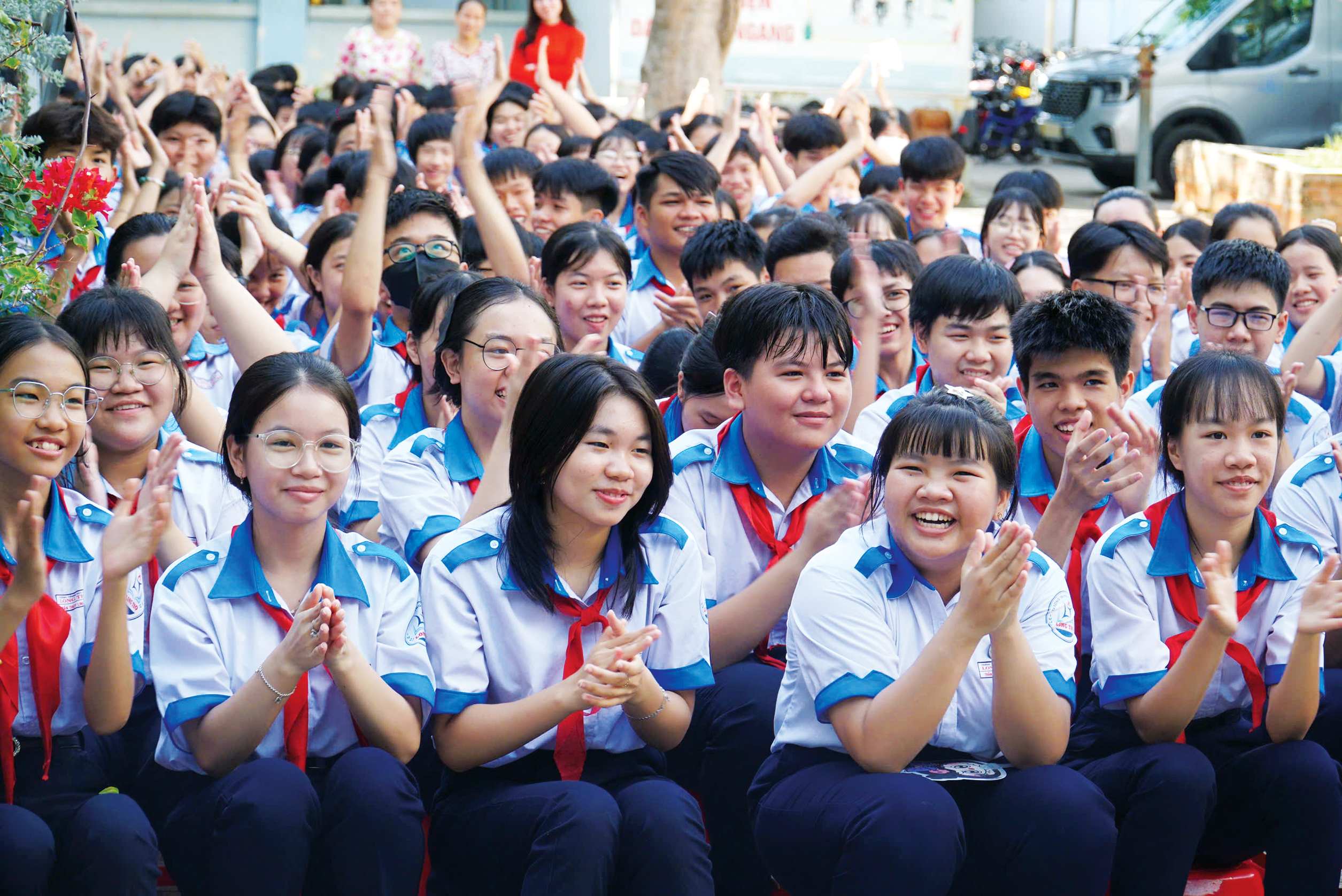 Trường THCS Long Thọ (Đồng Nai) học kỹ năng chọn thực phẩm, bảo vệ sức khỏe- Ảnh 1.