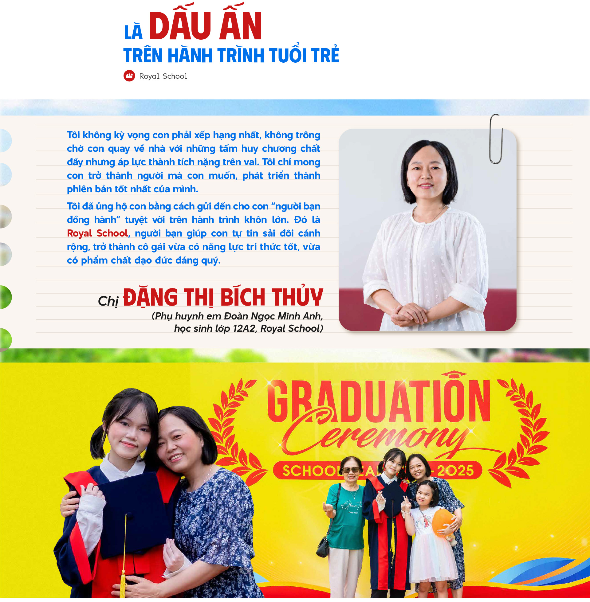 Royal School: Ngày trưởng thành trong yêu thương, kiêu hãnh bước ra thế giới - Ảnh 2. Royal School: Ngày trưởng thành trong yêu thương, kiêu hãnh bước ra thế giới - Ảnh 2.