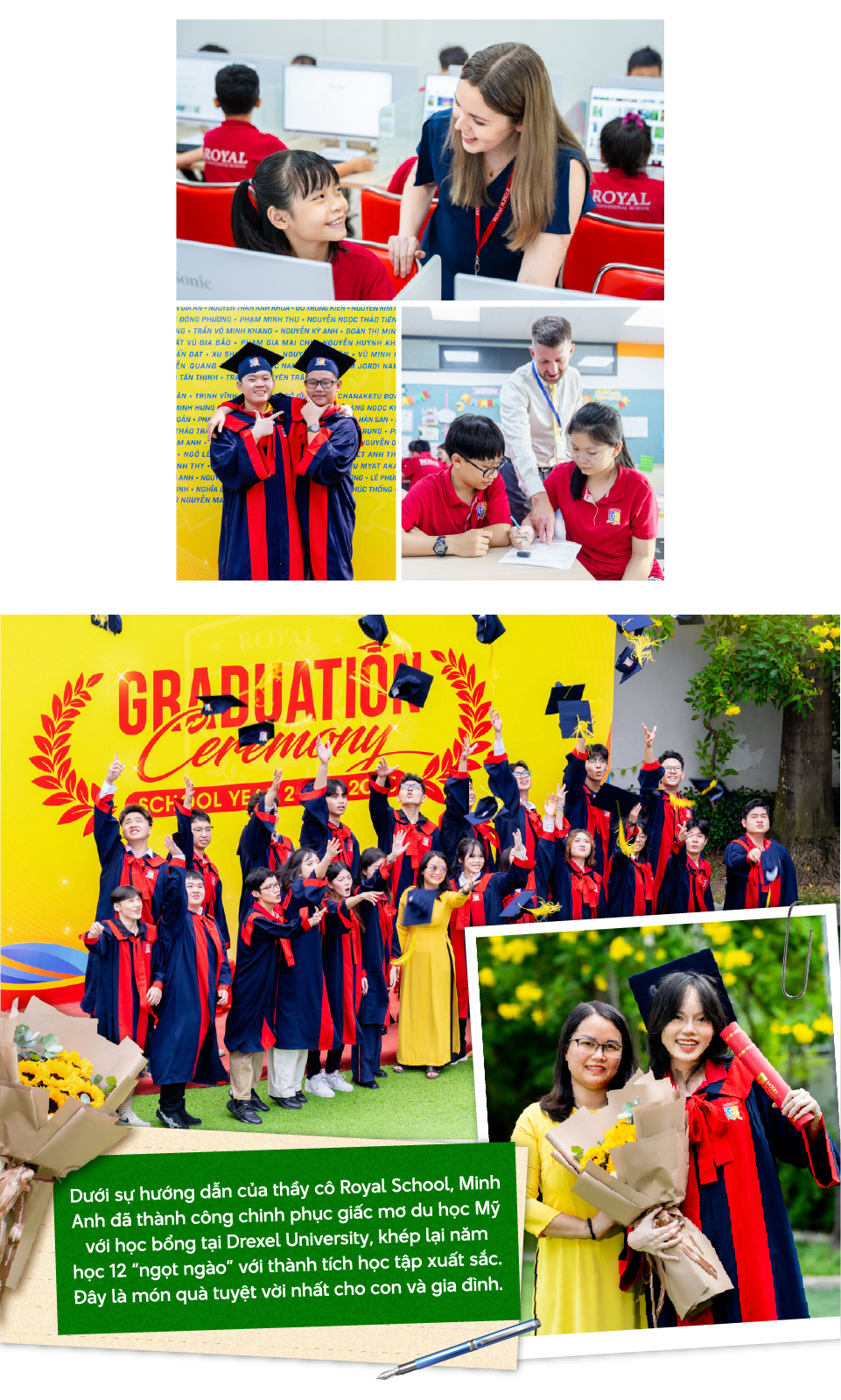 Royal School: Ngày trưởng thành trong yêu thương, kiêu hãnh bước ra thế giới - Ảnh 3.
