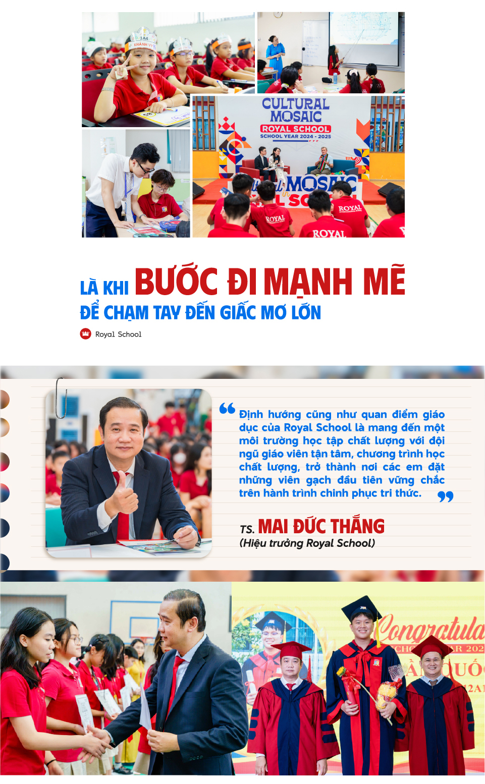 Royal School: Ngày trưởng thành trong yêu thương, kiêu hãnh bước ra thế giới - Ảnh 7.