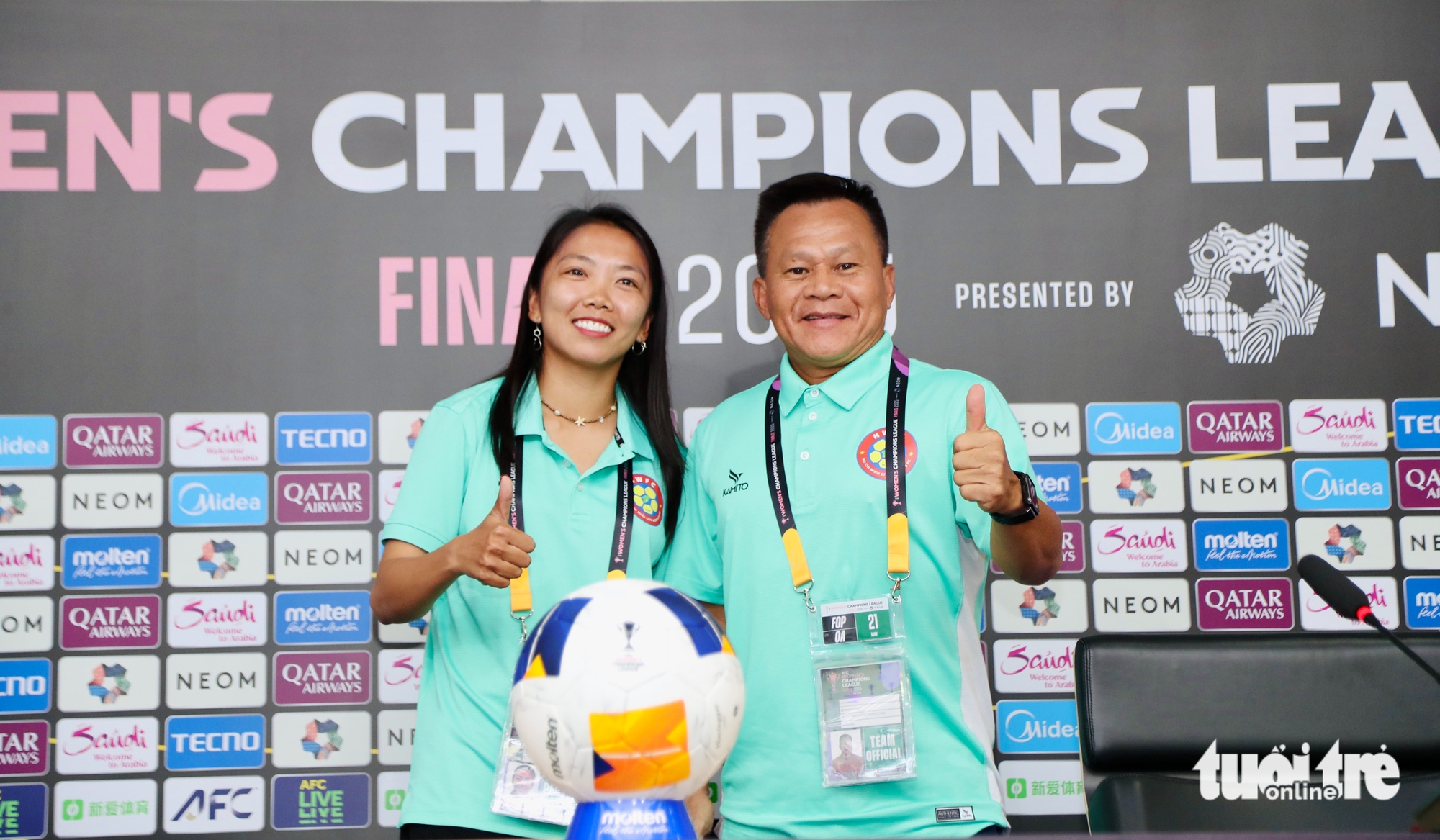 CLB nữ TP.HCM quyết đánh bại CLB Trung Quốc - Ảnh 1.