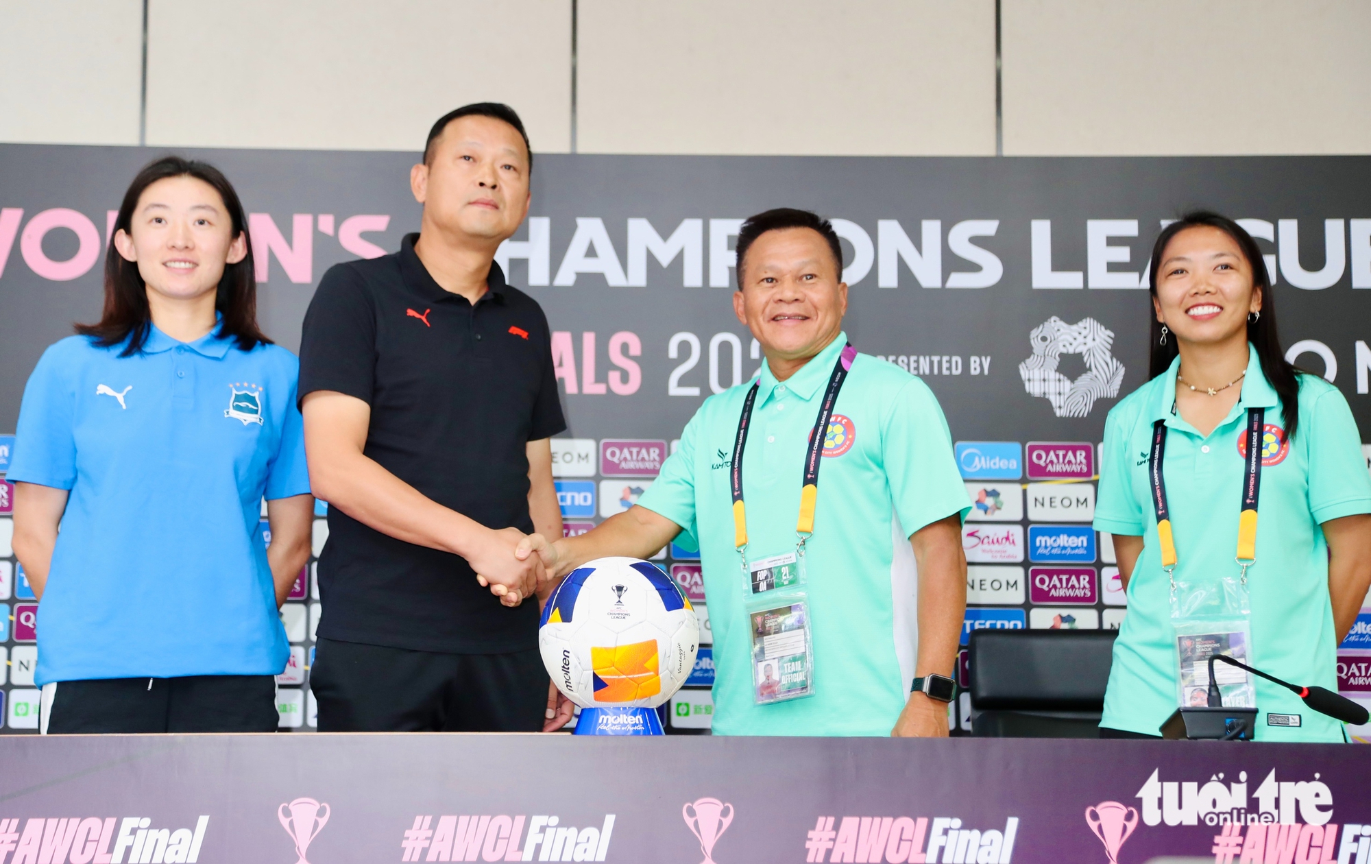 CLB nữ TP.HCM quyết đánh bại CLB Trung Quốc - Ảnh 2.