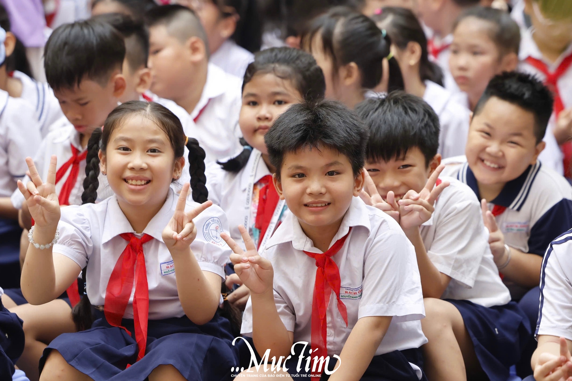 Học cách đến trường an toàn cùng học trò Trường tiểu học Rạch Ông- Ảnh 1.