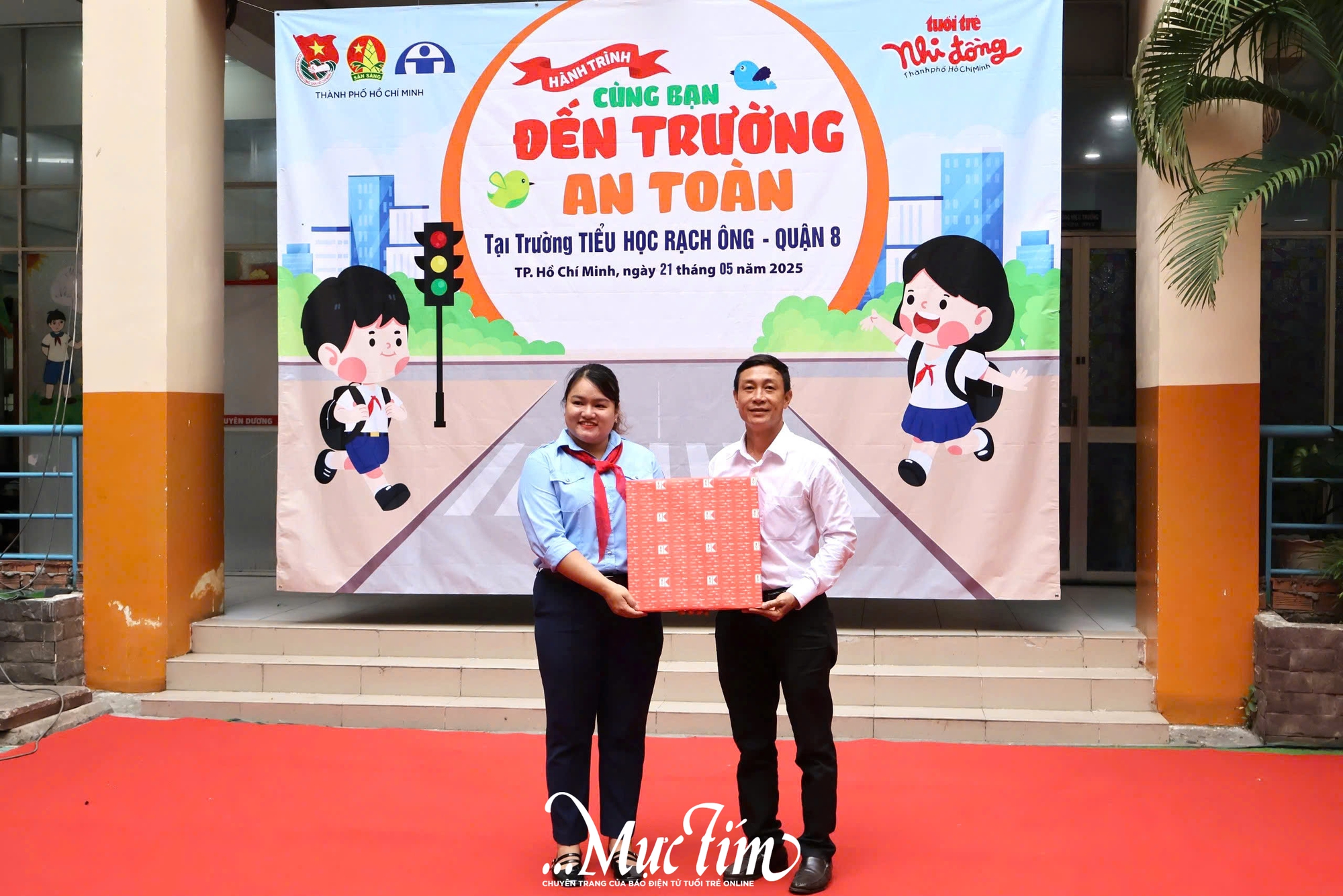 Học cách đến trường an toàn cùng học trò Trường tiểu học Rạch Ông- Ảnh 2.