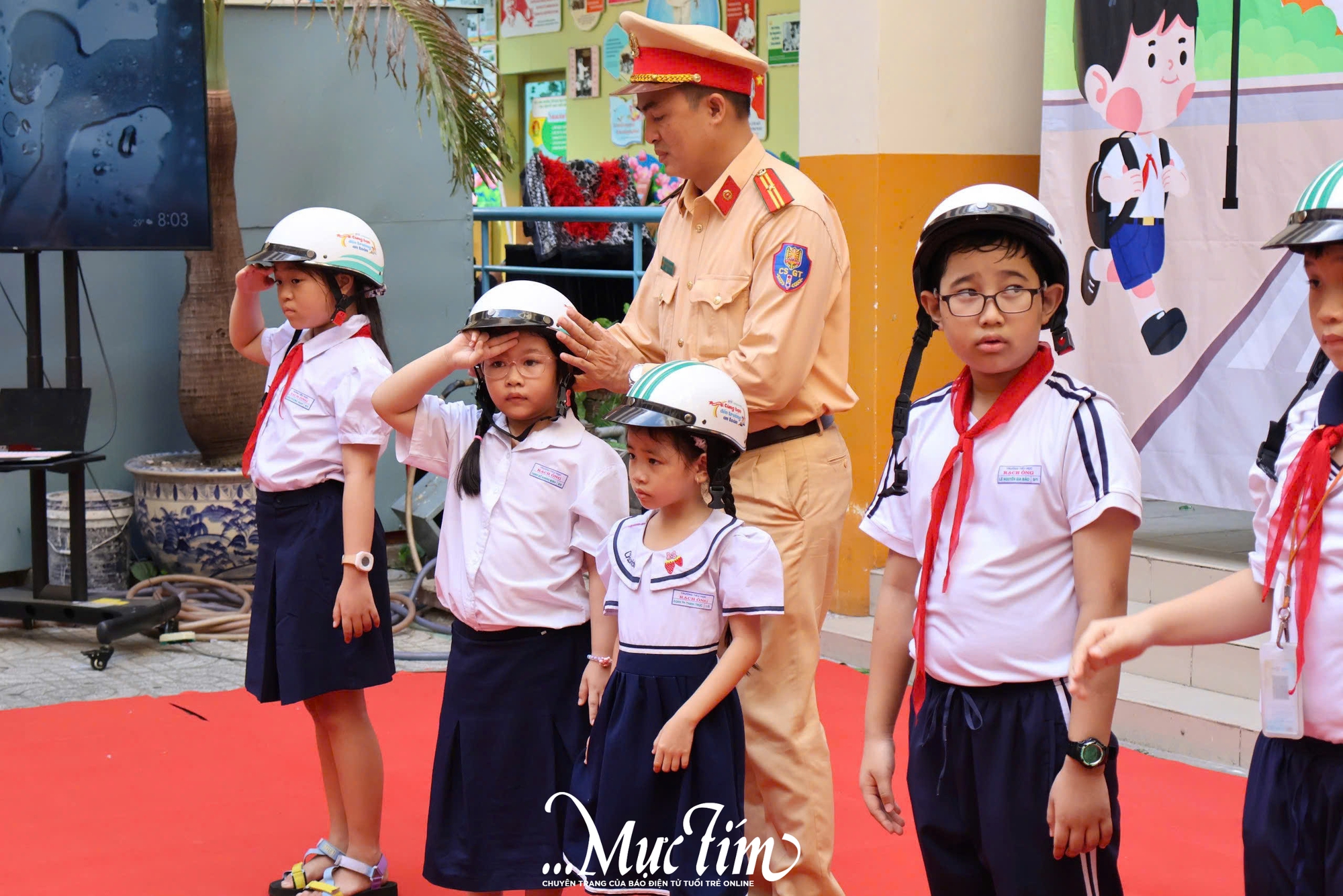 Học cách đến trường an toàn cùng học trò Trường tiểu học Rạch Ông- Ảnh 6.