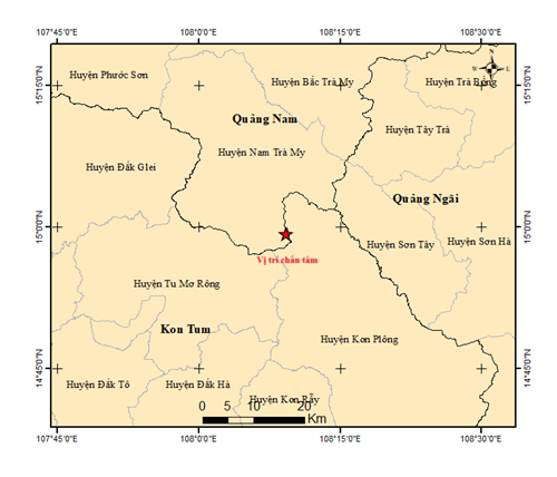Động đất 4,2 độ ở Kon Tum - Ảnh 1.