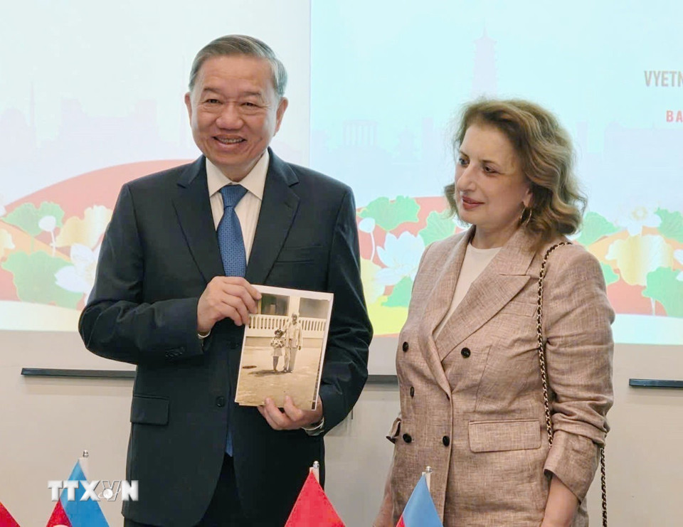 Tổng Bí thư Tô Lâm gặp lãnh đạo cấp cao Azerbaijan - Ảnh 4.