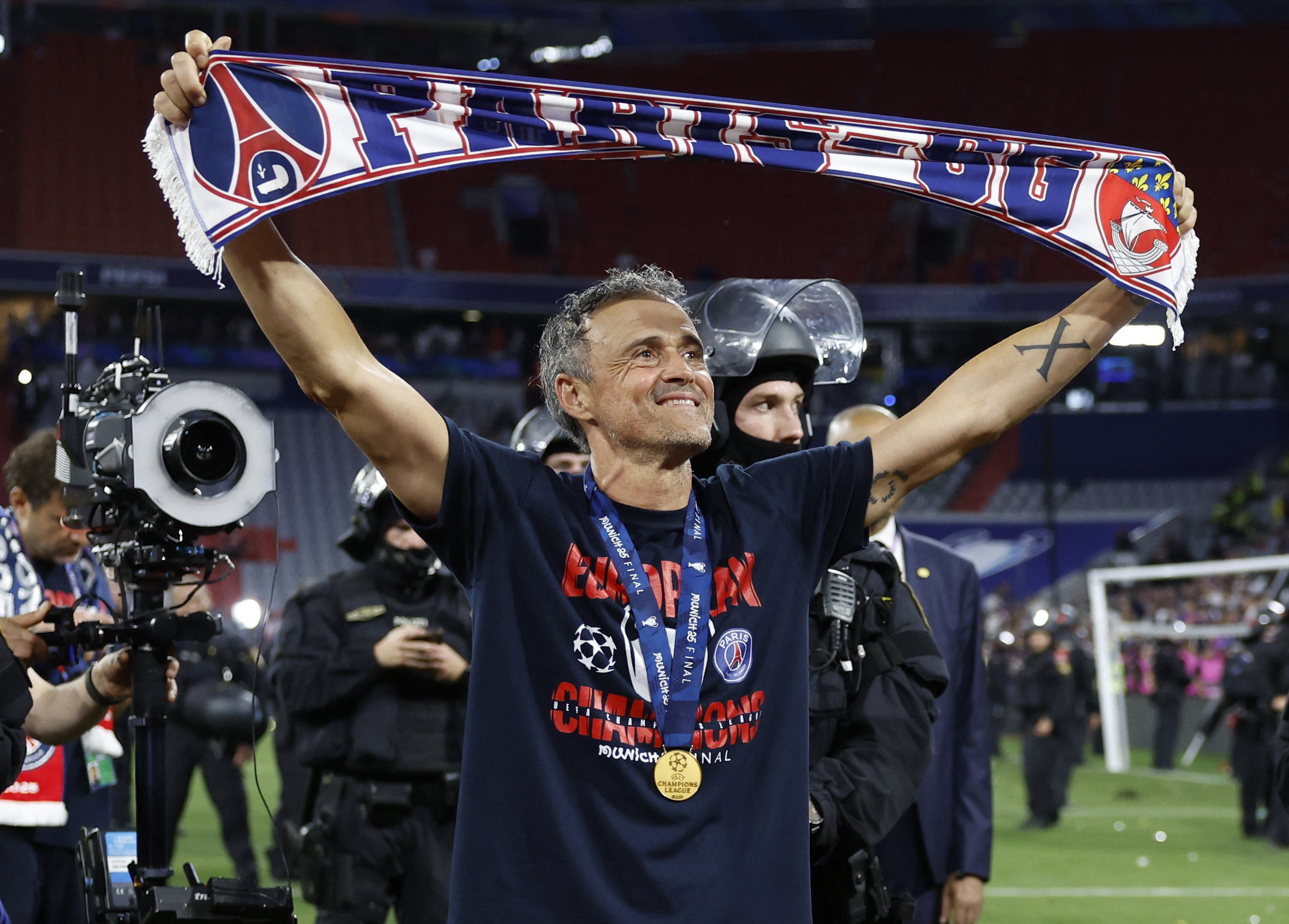 ルイス・エンリケ監督：「私はPSGのチャンピオンズリーグ優勝という夢