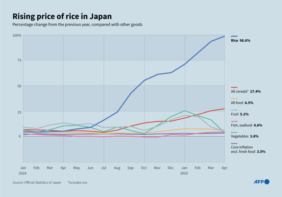 Rice prices Japan's hot political issue, on and off the farm- Ảnh 2. Rice prices Japan's hot political issue, on and off the farm- Ảnh 2.