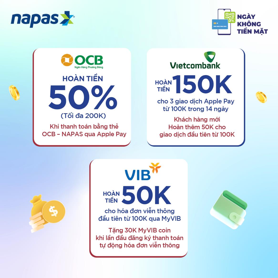 NAPAS tung loạt chương trình khuyến mãi hấp dẫn hưởng ứng Ngày không tiền mặt 2025 - Ảnh 3.