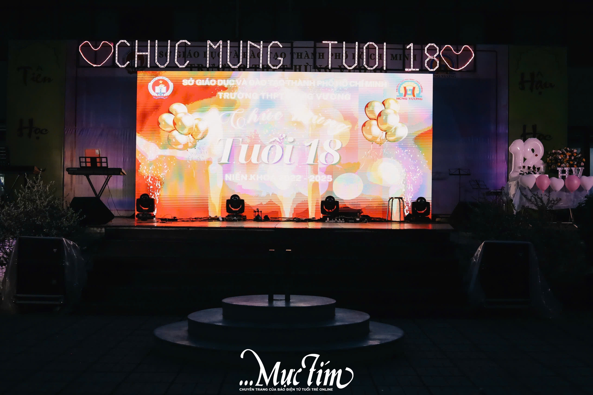 Thầy trò Trường THPT Hùng Vương thắp nến tuổi 18, cùng viết nên lời tạm biệt- Ảnh 7.