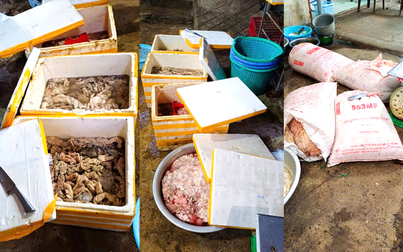 4 tonnes of untraceable food seized in north-central Vietnam - Ảnh 1.