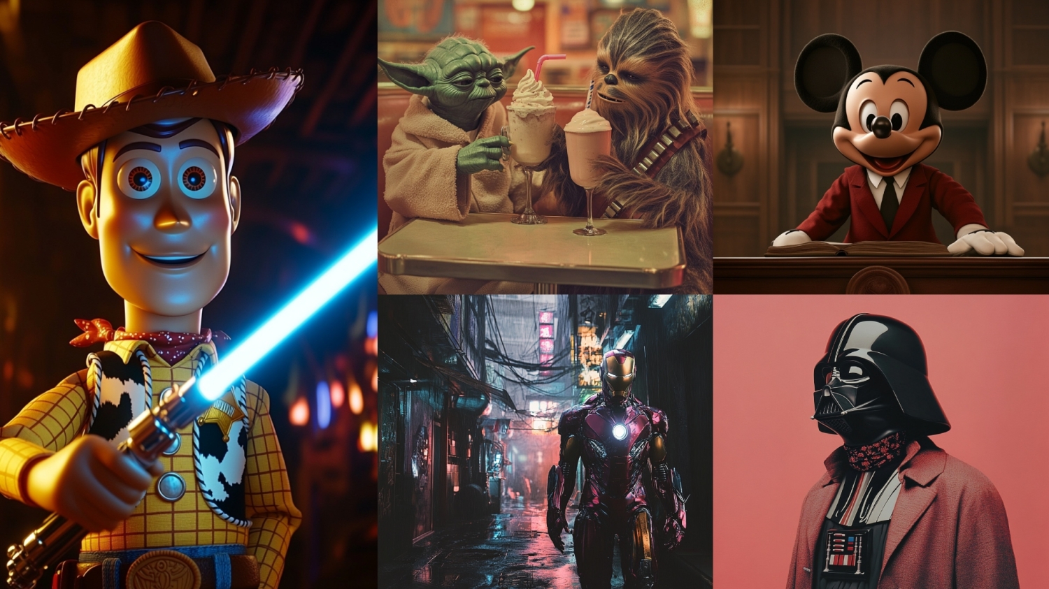 Vì sao Midjourney là mục tiêu vụ kiện AI đầu tiên của Hollywood, mà không phải ChatGPT? - Ảnh 6. Hollywood - Ảnh 4.