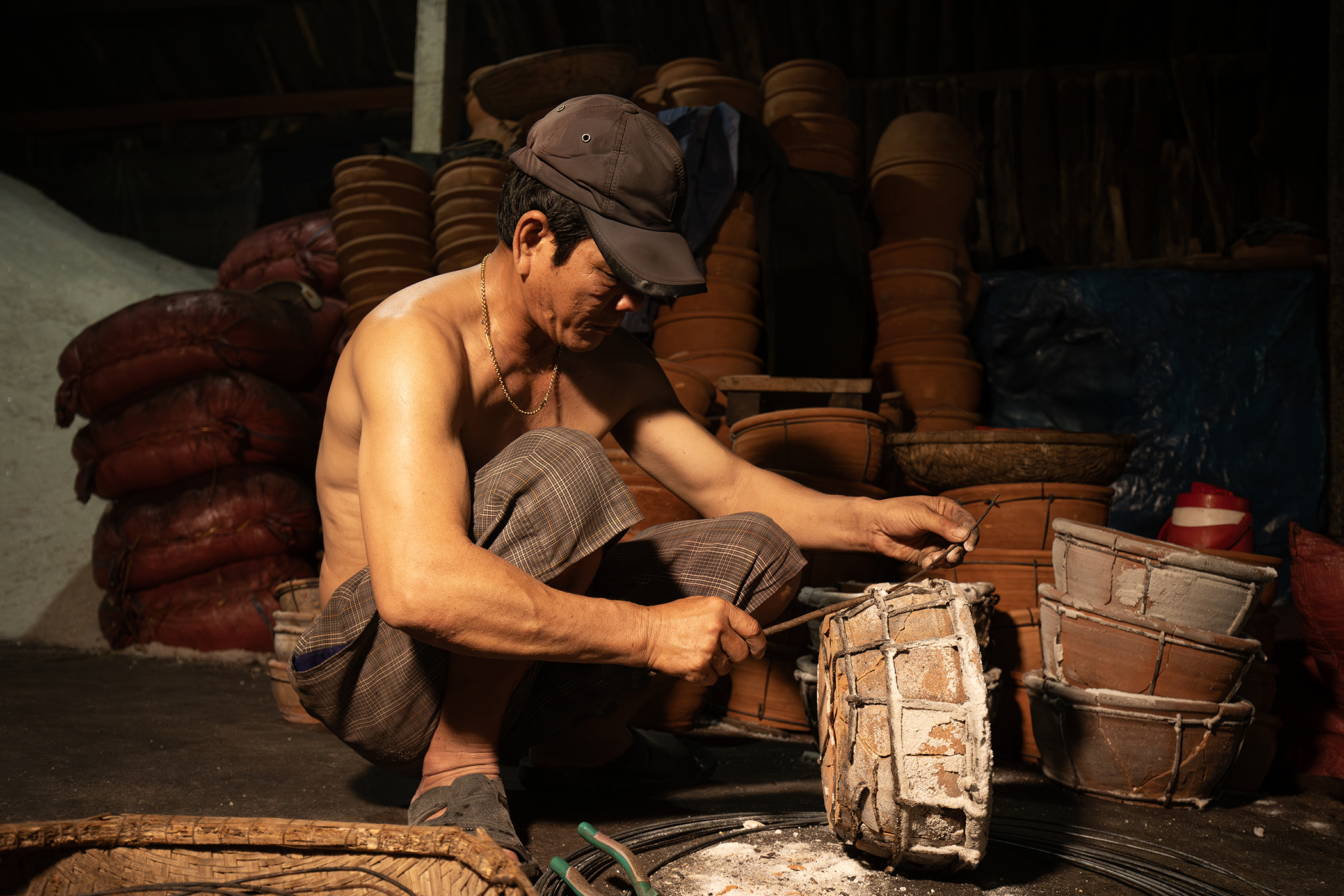 150 سال پرانے نمکین گاؤں میں رات بھر گھر پر رہیں - تصویر 8۔ muối - Ảnh 8.