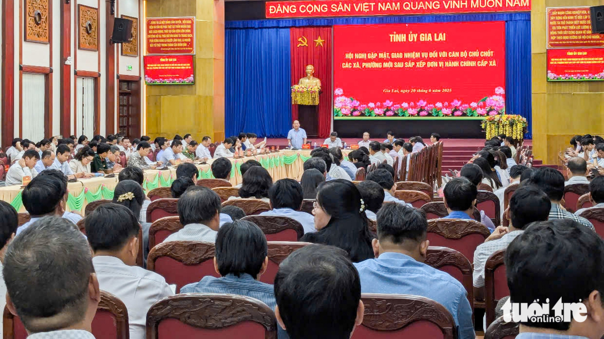 Gia Lai dự kiến ngày 30-6 công bố chức danh lãnh đạo chủ chốt 77 xã, phường mới - Ảnh 1.
