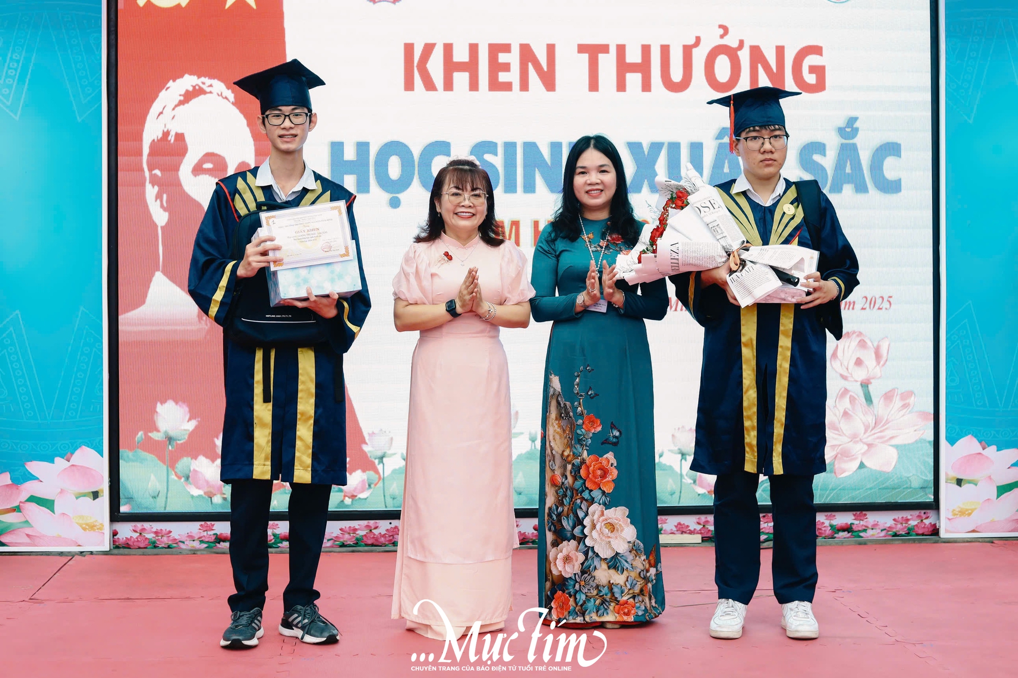 Học sinh Trường THPT Nguyễn Thái Bình cùng nhau tắm ‘mưa’ thanh xuân tạm biệt thời áo trắng - Ảnh 31.