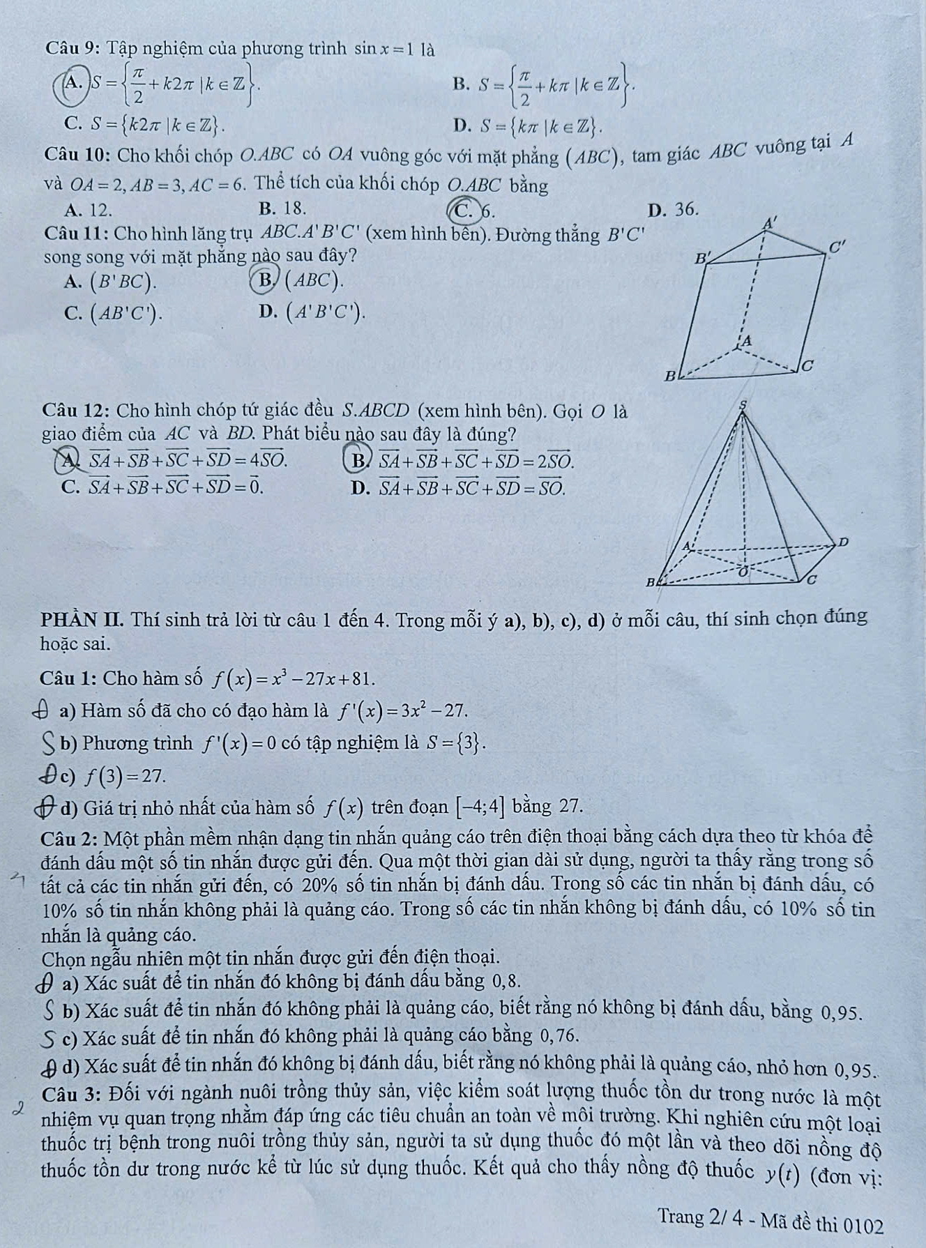đề thi toán - Ảnh 3.