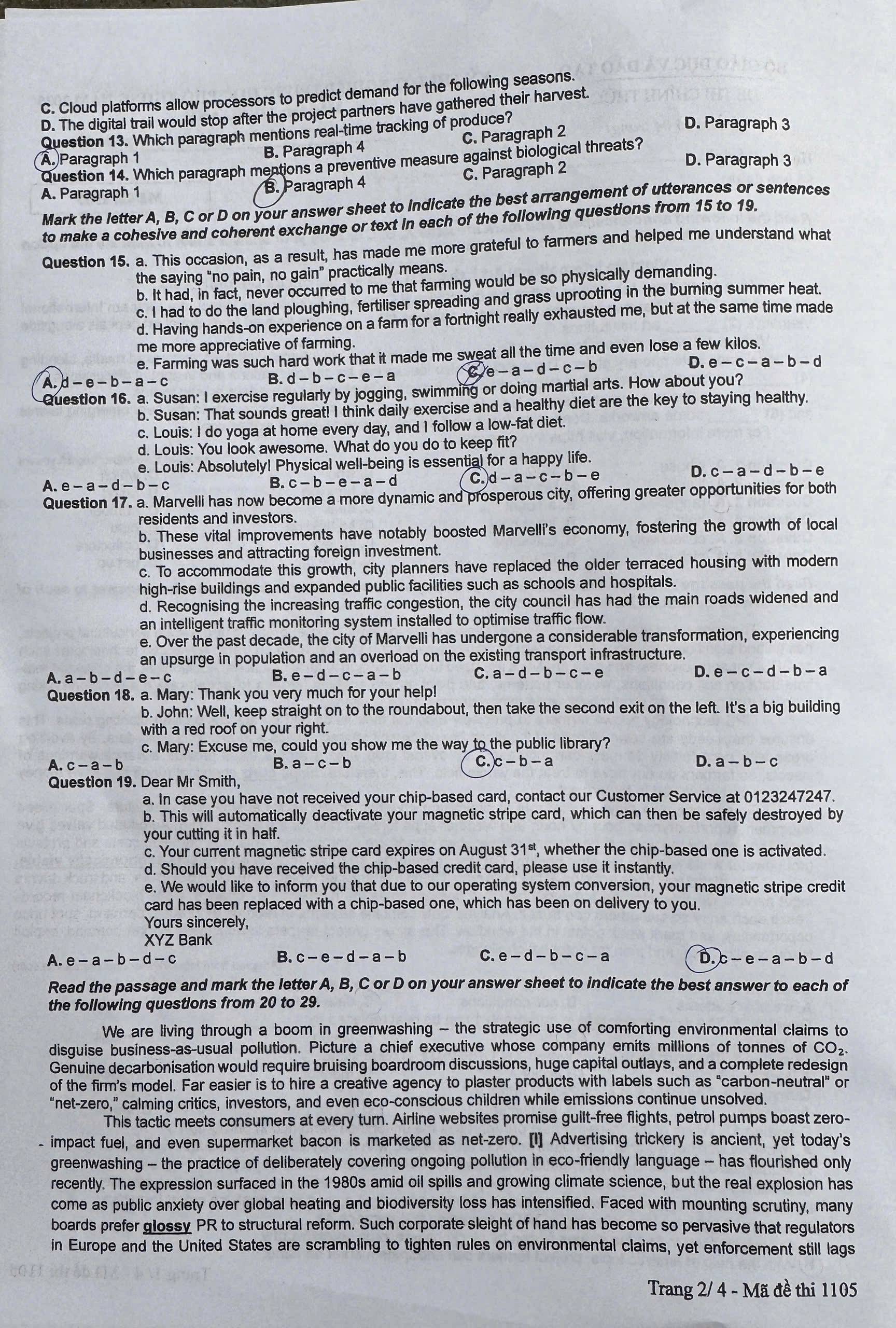 đề thi tiếng anh - Ảnh 3.