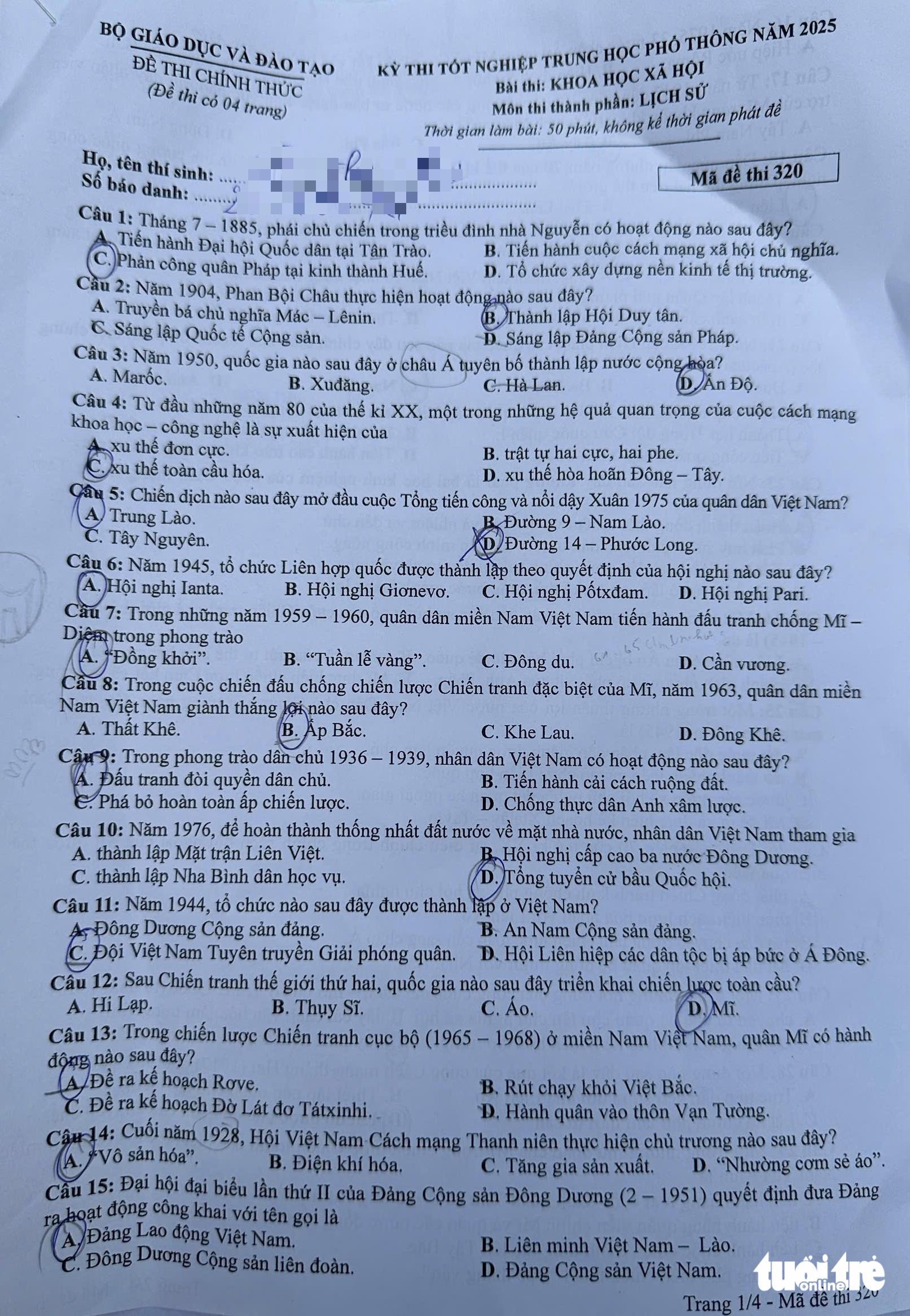 đề tổ hợp - Ảnh 1.
