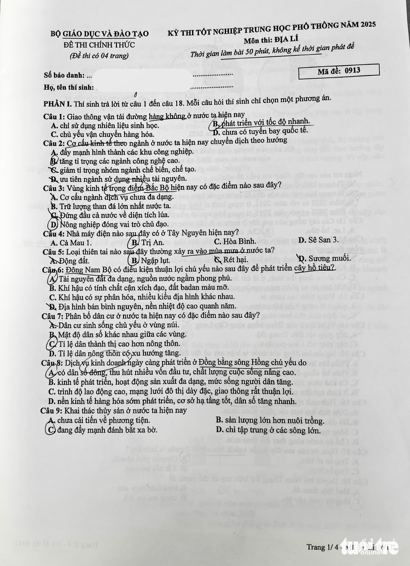 môn địa lí - Ảnh 2.