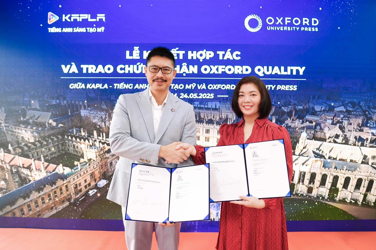 Oxford University Press trao chứng nhận Oxford Quality cho Kapla - Ảnh 1.
