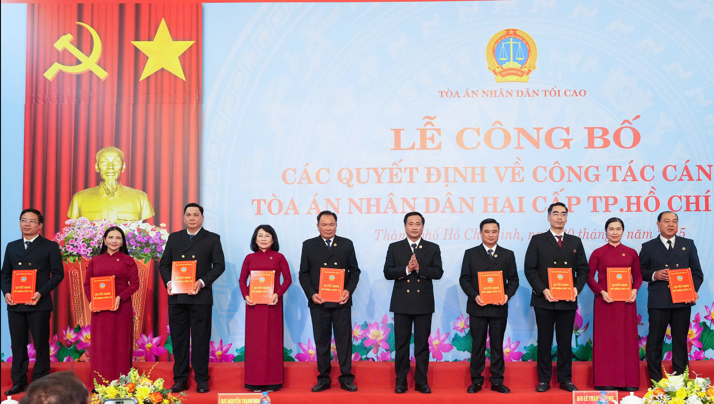 TAND TP.HCM có Chánh án và 9 Phó chánh án - Ảnh 1. TAND TP.HCM có chánh án và 9 phó chánh án - Ảnh 1.