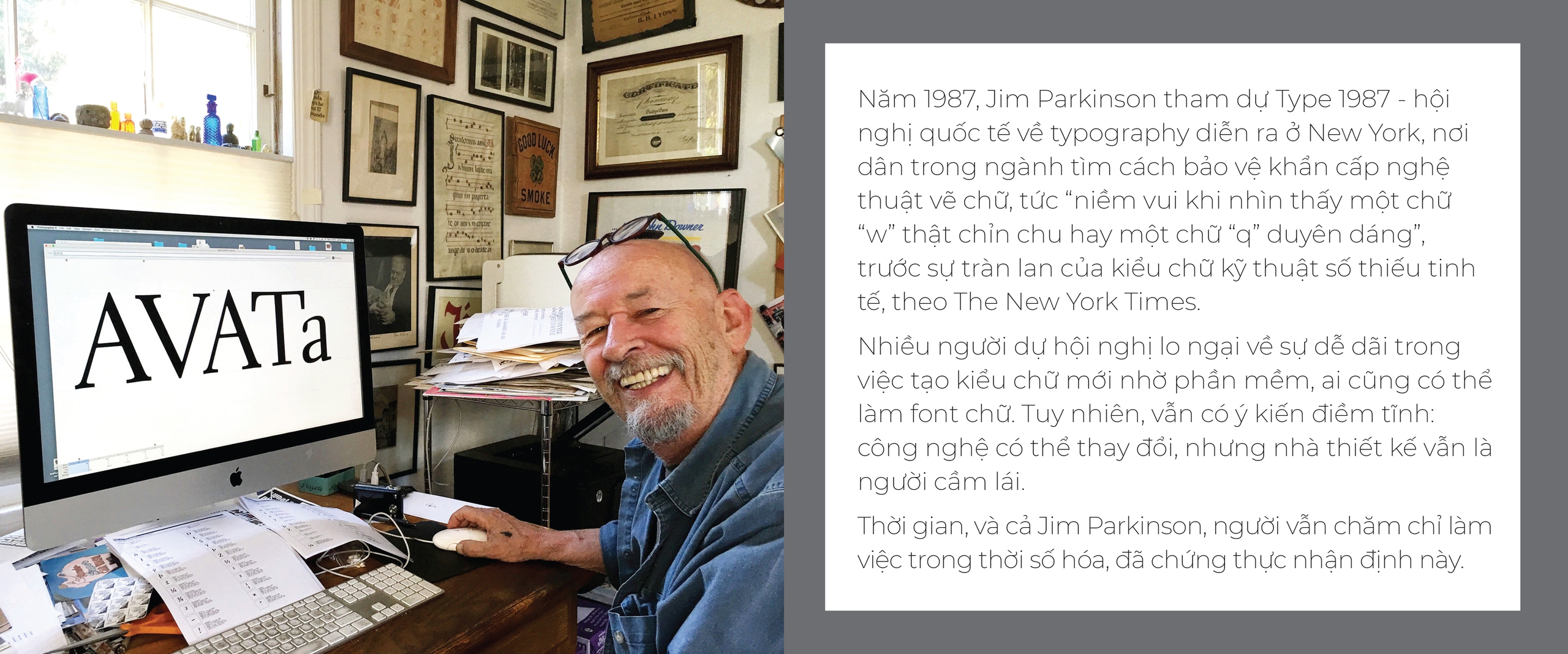 Bậc thầy vẽ chữ Jim Parkinson:  Một đời thêm hồn cho bảng chữ cái - Ảnh 12.