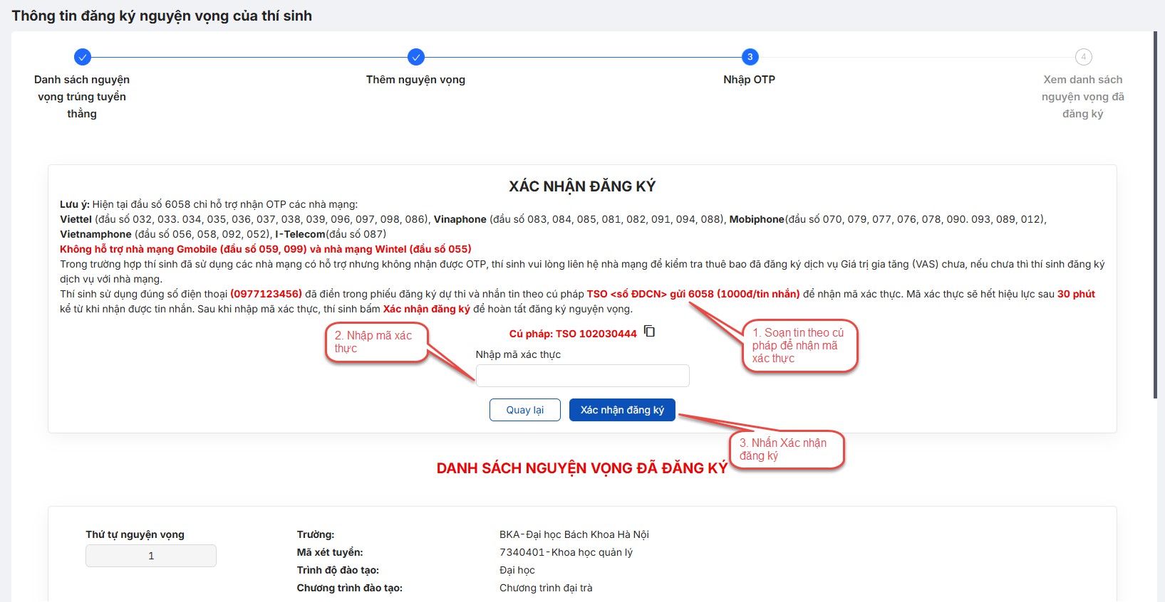 Cách thức đăng ký nguyện vọng xét tuyển trên hệ thống của bộ- Ảnh 5. Cách thức đăng ký nguyện vọng xét tuyển trên hệ thống của bộ- Ảnh 5.