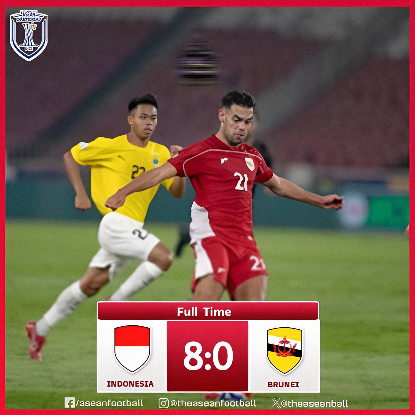 U23 Indonesia 'vùi dập' U23 Brunei 8-0 - Ảnh 1.