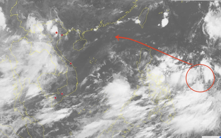 Tropical depression near East Vietnam Sea may intensify into storm today - Ảnh 2.
