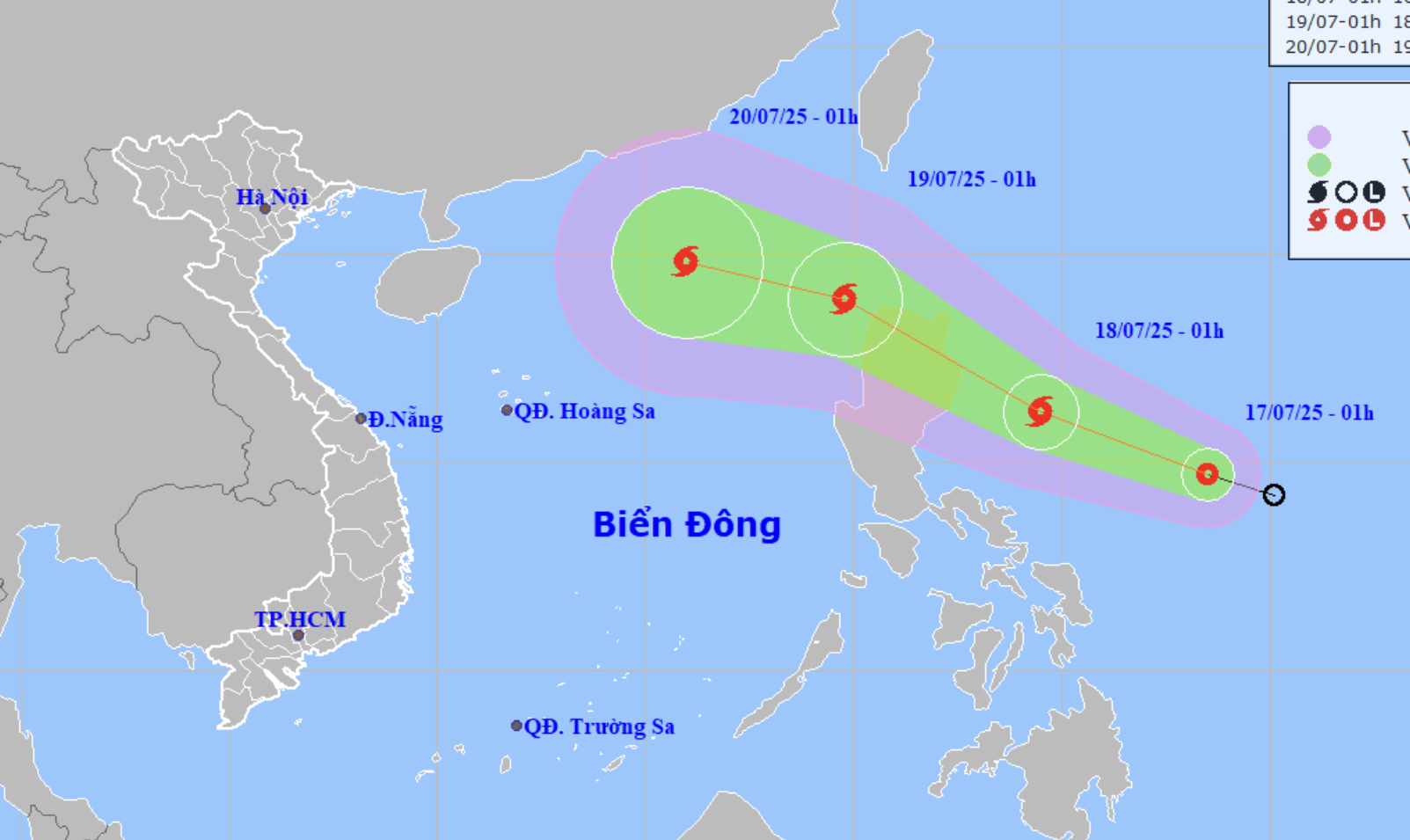 Tropical depression near East Vietnam Sea may intensify into storm today