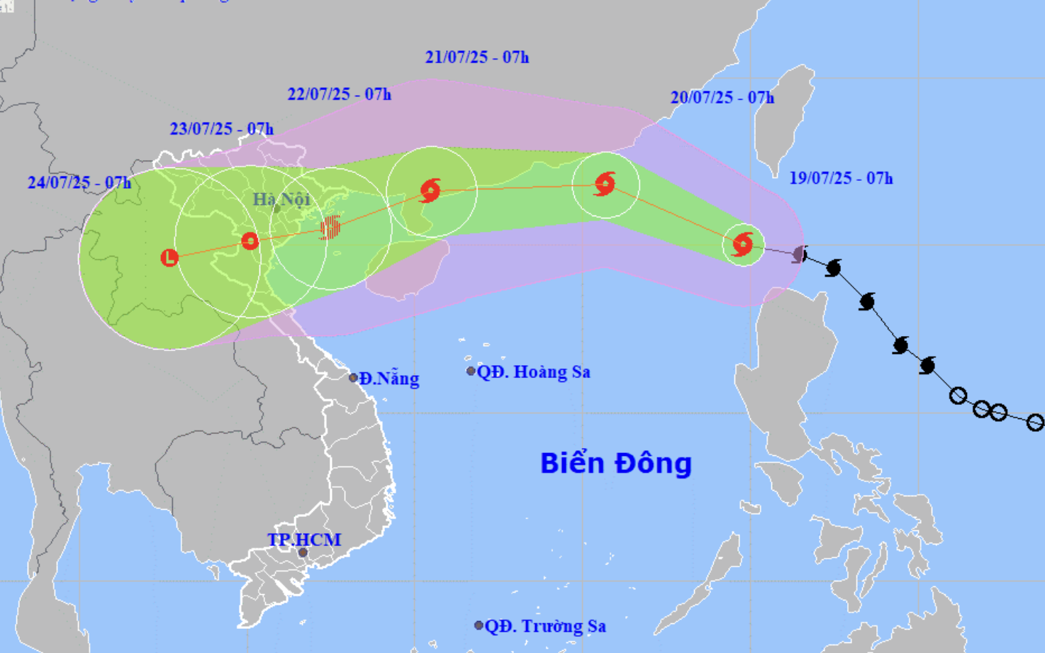 Storm Wipha intensifies, may impact Vietnam’s Quang Ninh to Thanh Hoa - Ảnh 3.