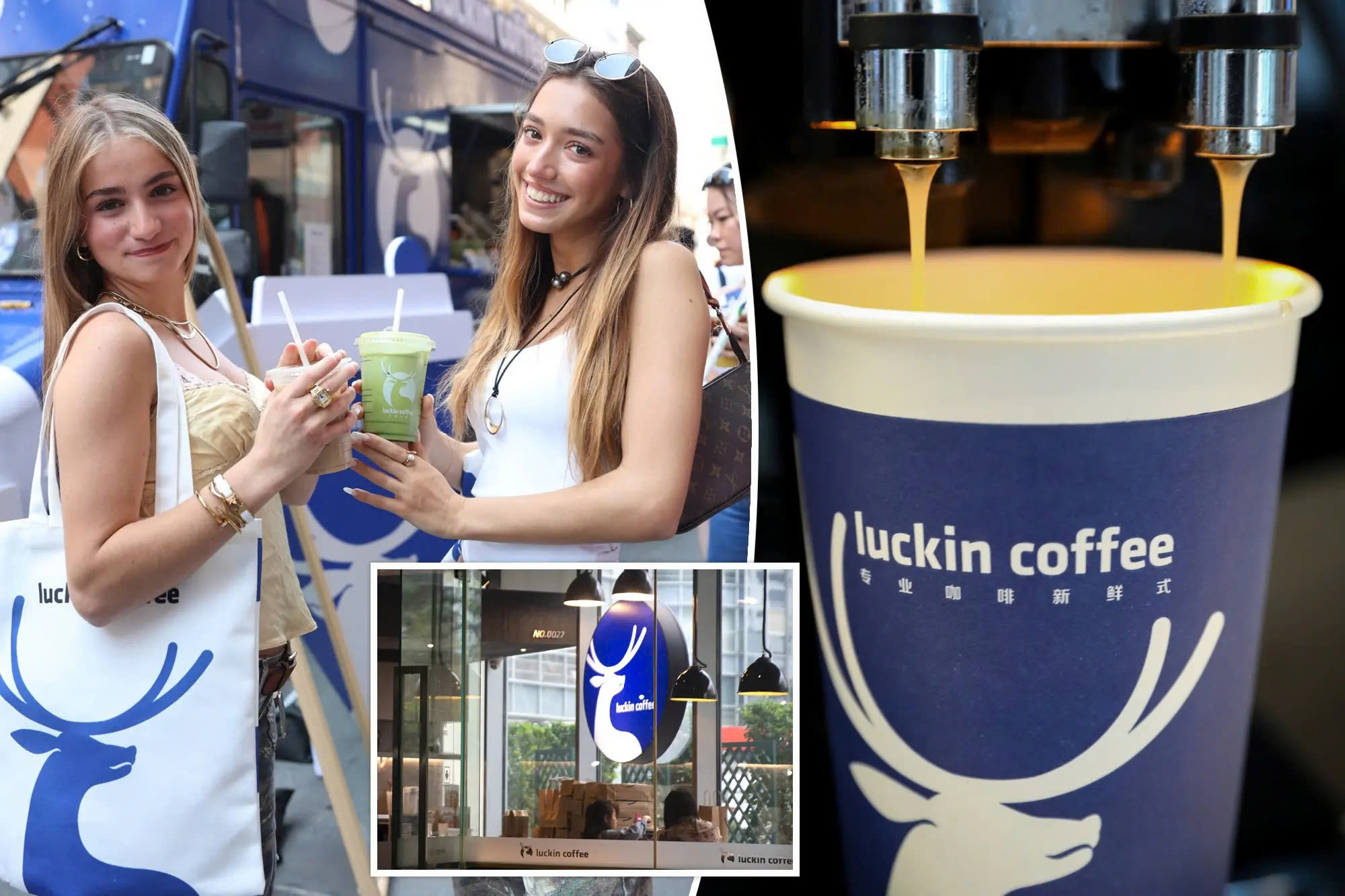 0 lemak, rendah kalori, buah segar: Kopi sihat Luckin Coffee menarik minat golongan muda - Foto 2. Luckin Coffee - Ảnh 2.
