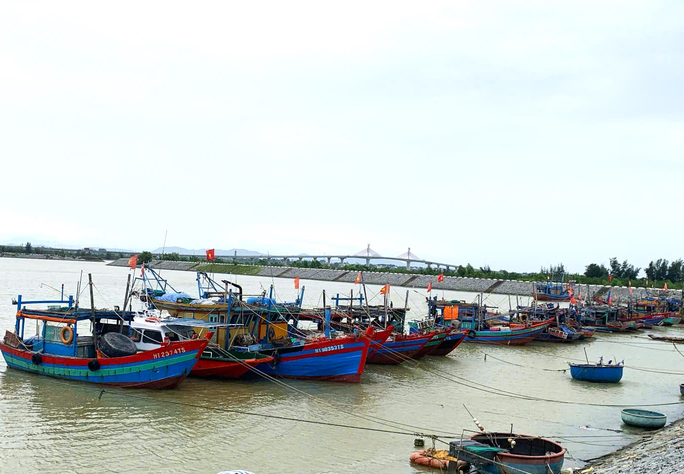 Hà Tĩnh cấm tàu thuyền ra khơi từ 12h trưa nay - Ảnh 1.