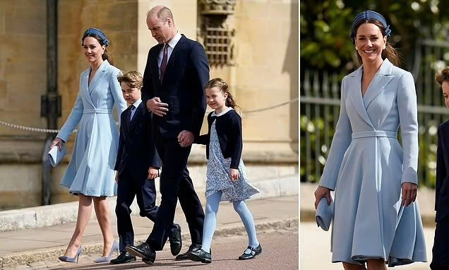 Những lần diện đồ đôi của mẹ con Công nương Kate Middleton và Công chúa Charlotte. - Ảnh 10. Kate Middleton - Ảnh 9.