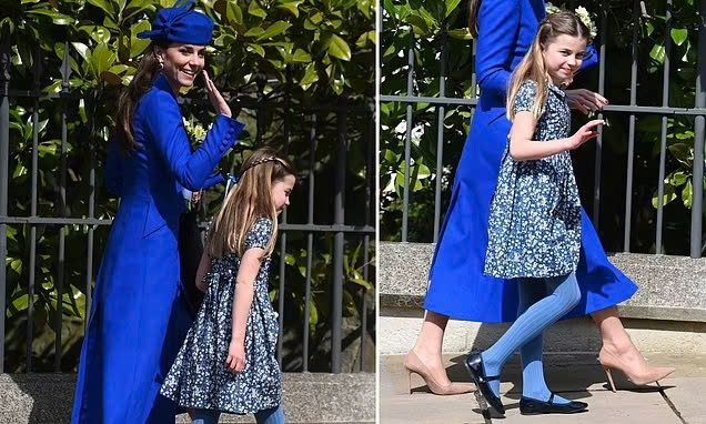 Những lần diện đồ đôi của mẹ con Công nương Kate Middleton và Công chúa Charlotte. - Ảnh 9. Kate Middleton - Ảnh 8.