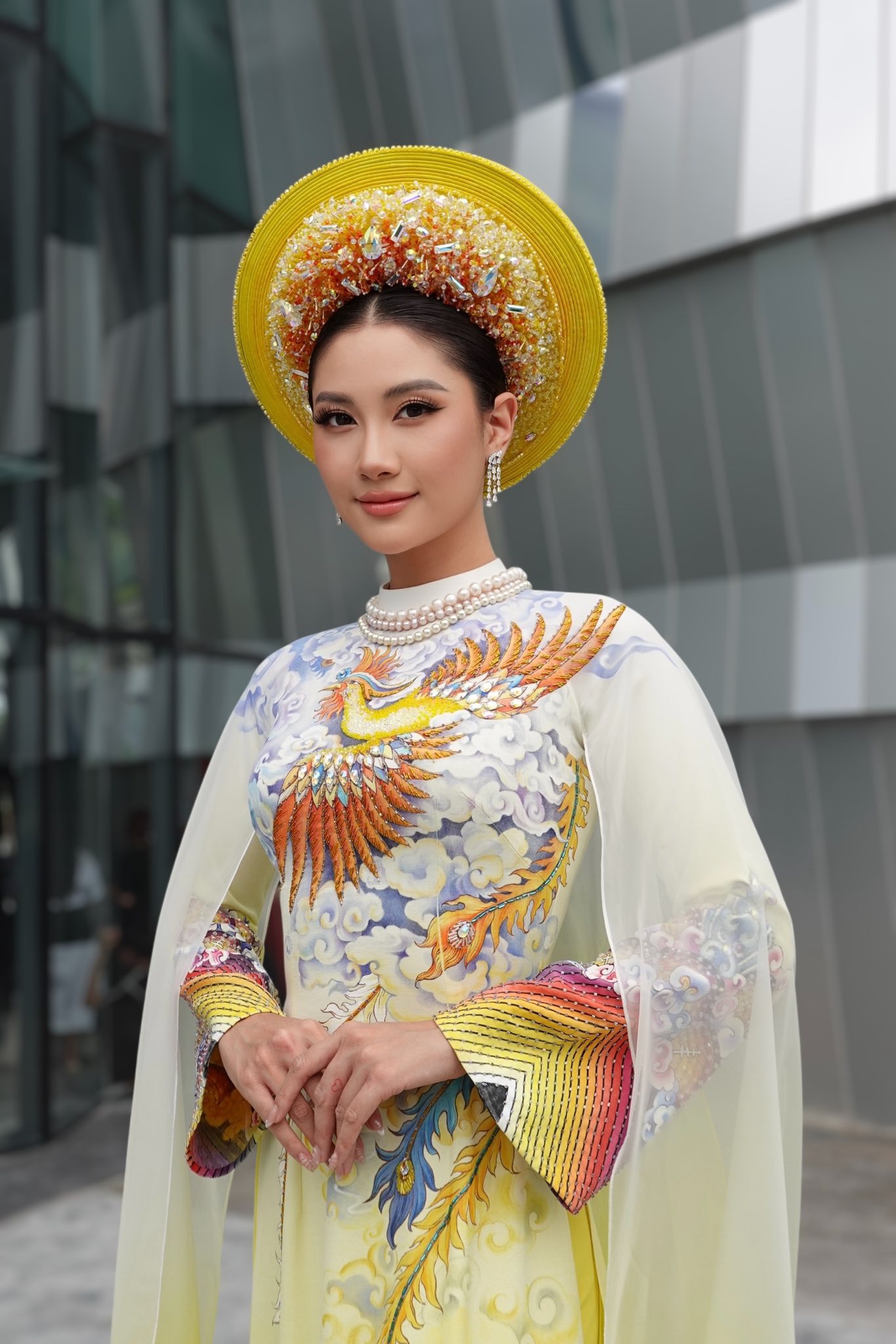 Ngắm áo dài của cố ca sĩ Phi Nhung tại Vietnam Heritage Áo dài Fest - Ảnh 7. Áo dài của cố ca sĩ Phi Nhung trưng bày tại Vietnam Heritage Áo dài Fest - Ảnh 7.
