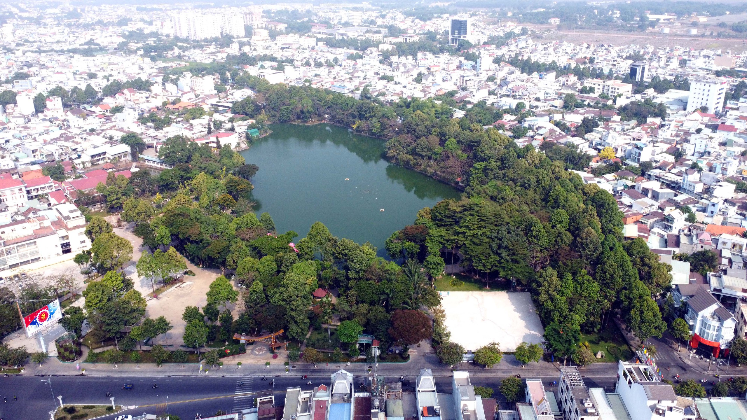 Mở rộng công viên Biên Hùng ở trung tâm tỉnh Đồng Nai lên gần 9ha - Ảnh 1.